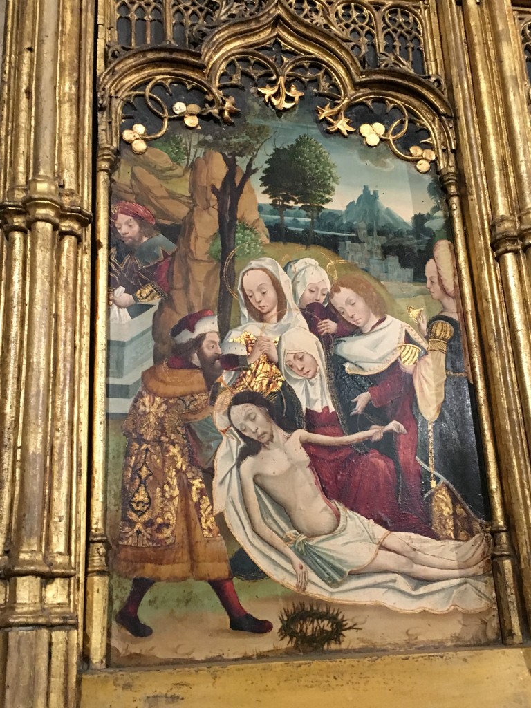 Detalle del retablo de Santo Tomás